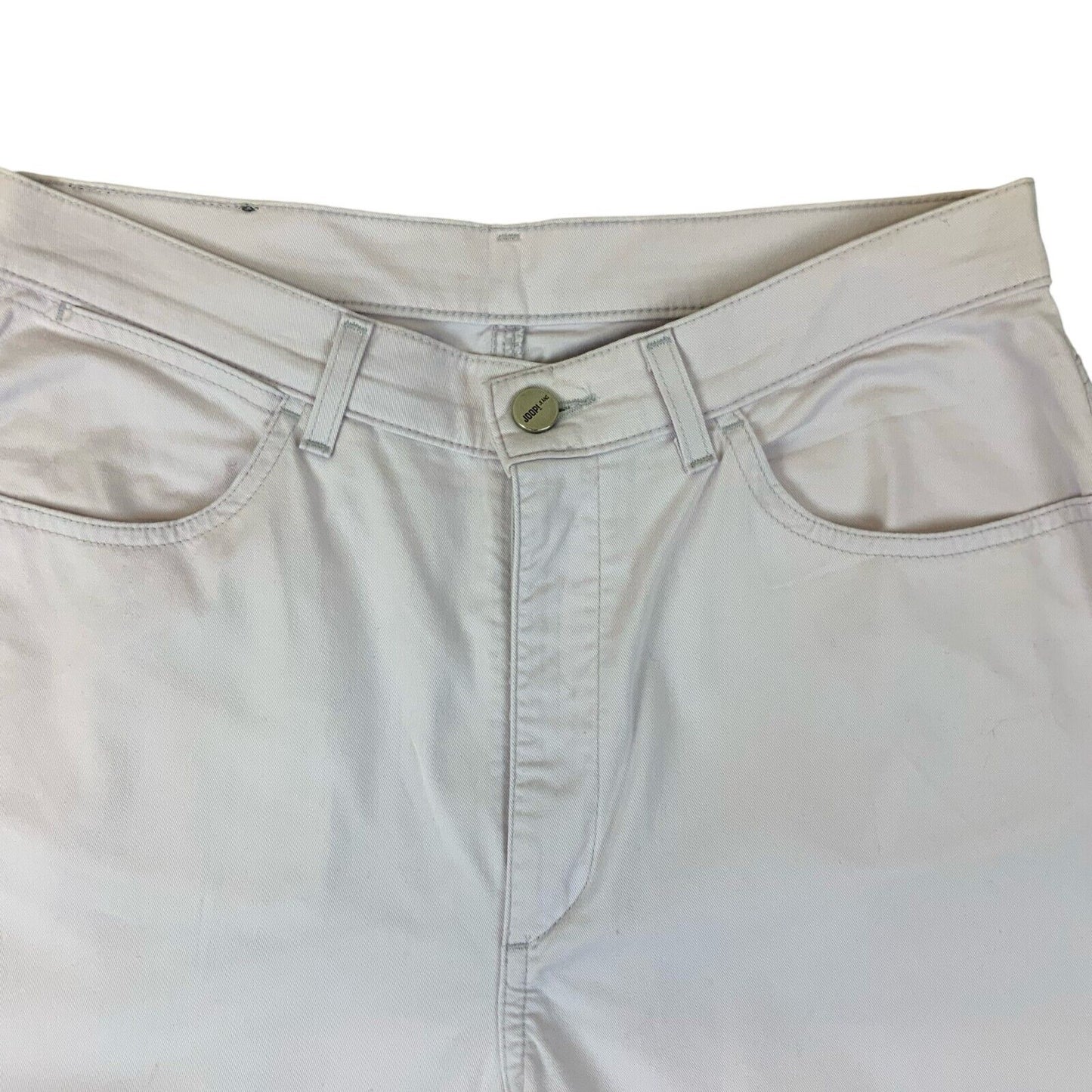 VTG 90s 00s JOOP PALE LILAC TAPERED CROPPED JEANS SIZE UK 10 30W 26L