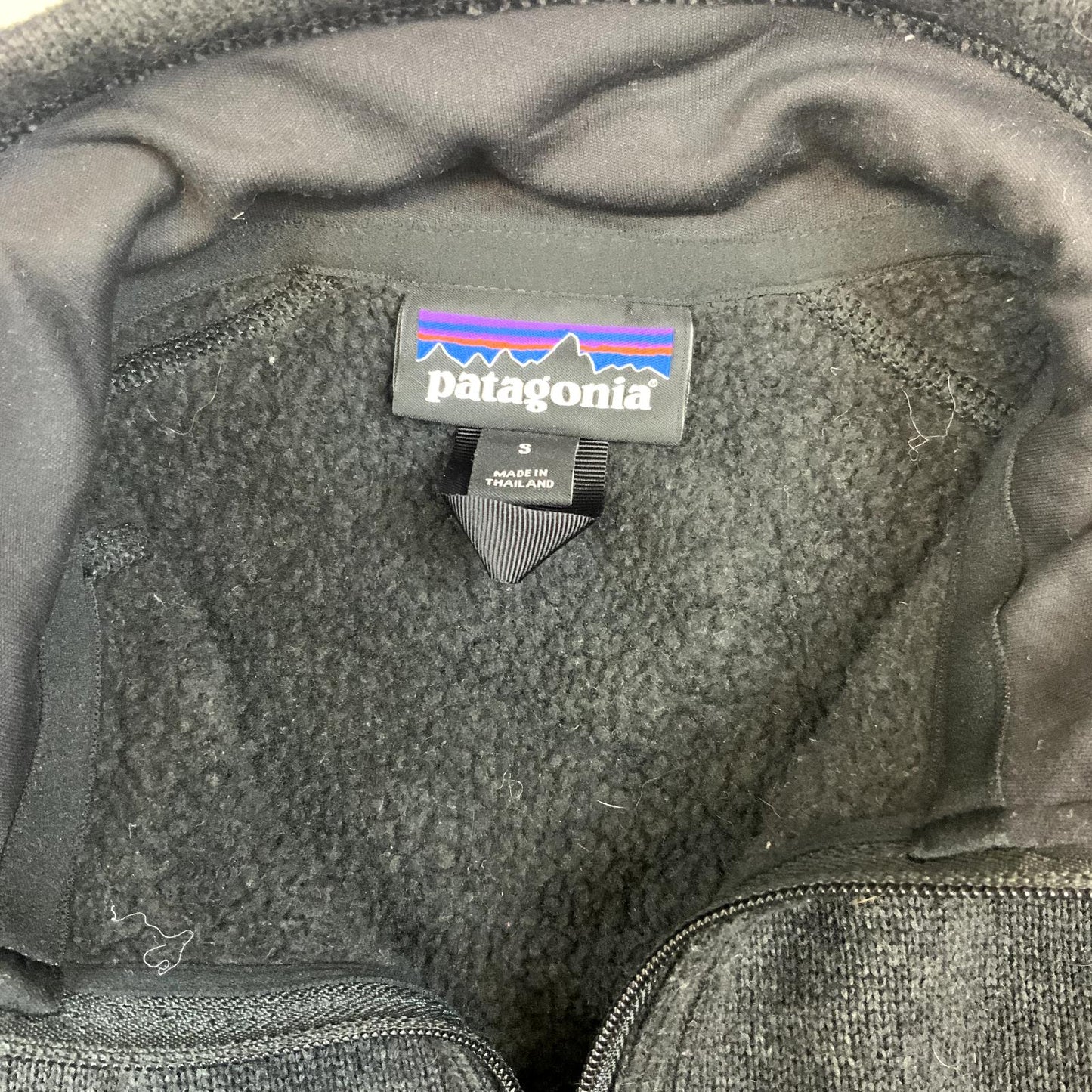 GENUINE PATAGONIA LADIES 1/2 ZIP PULLOVER FLEECE JACKET JUMPER CHARCOAL S 34”