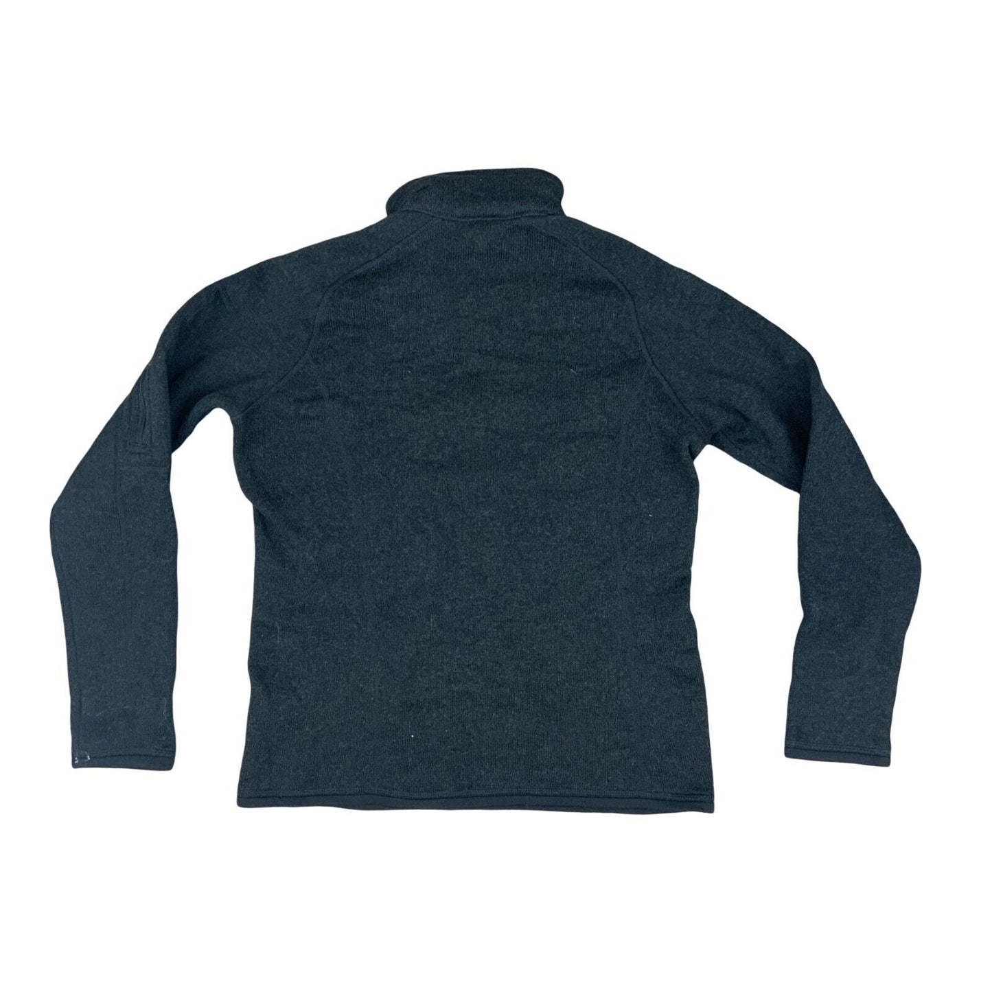 GENUINE PATAGONIA LADIES 1/2 ZIP PULLOVER FLEECE JACKET JUMPER CHARCOAL S 34”