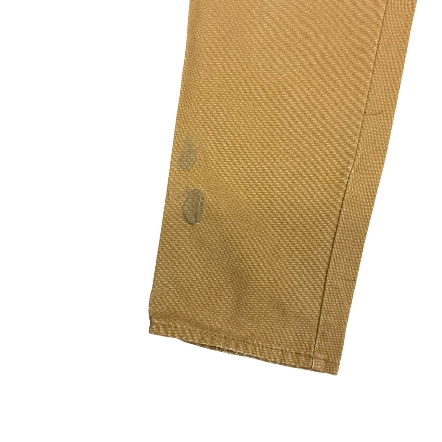 VTG DICKIES TAN DUCK CANVAS CARPENTER PANTS TROUSERS JEANS WORKWEAR 32W 33L