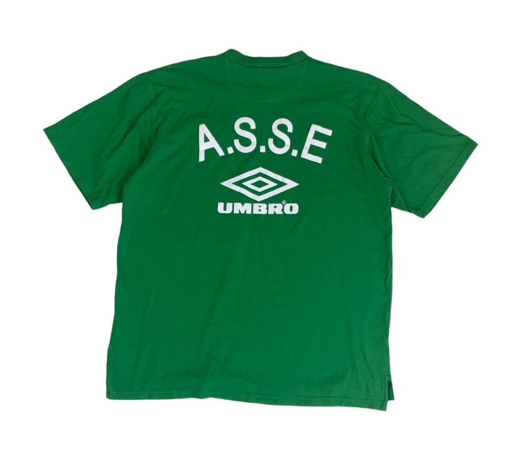 VTG SAINT ÉTIENNE UMBRO GREEN TRAINING FOOTBALL T-SHIRT LARGE