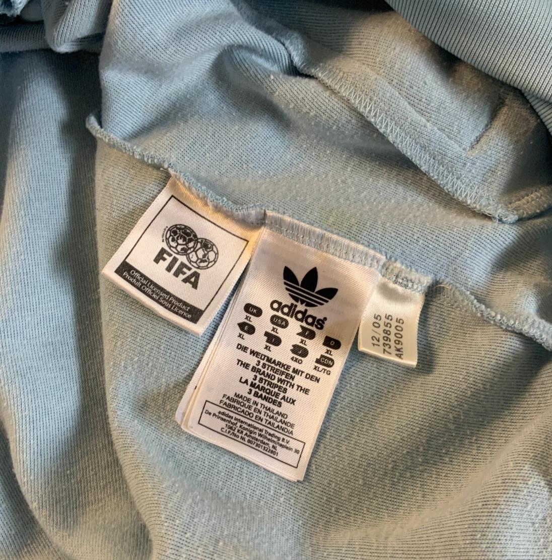 VTG '05 ADIDAS ARGENTINA WORLD CUP OFFICIAL FOOTBALL TRAINING TRACK JACKET
