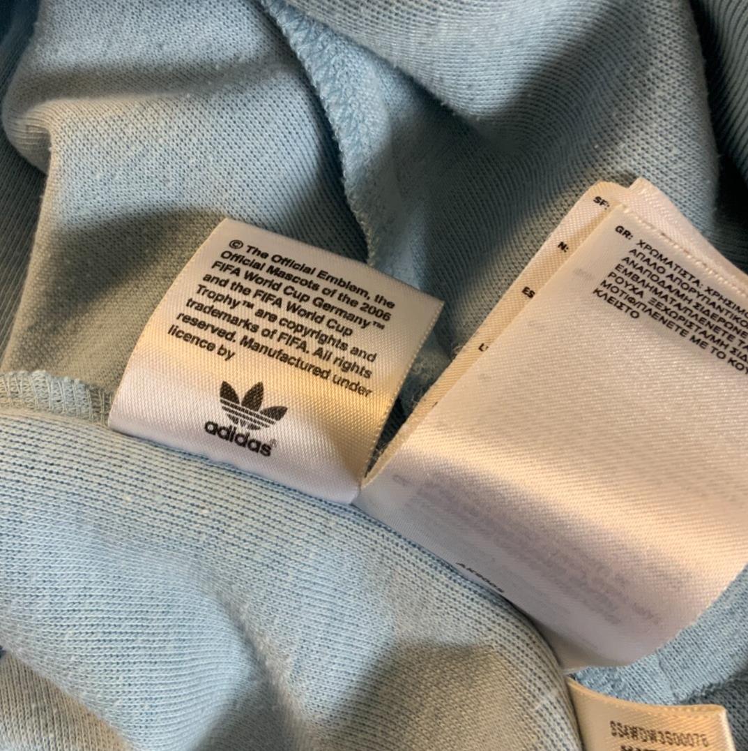 VTG '05 ADIDAS ARGENTINA WORLD CUP OFFICIAL FOOTBALL TRAINING TRACK JACKET