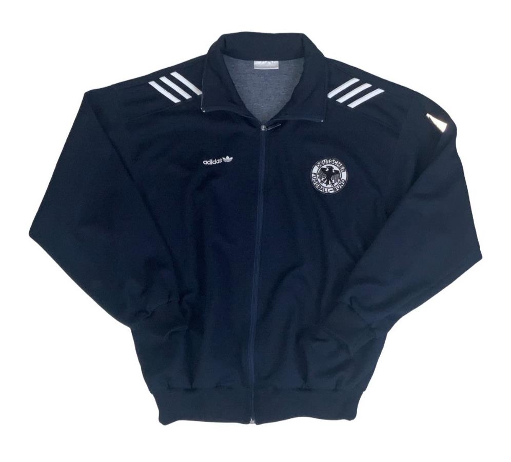 VTG 90S ADIDAS GERMANY DEUTSCHER FOOTBALL SOCCER TRACK JACKET LARGE