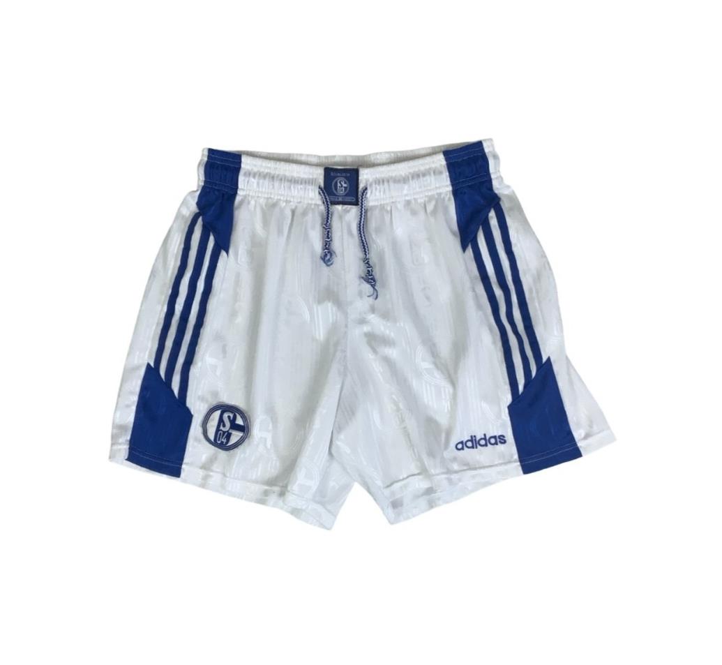 VTG 90S ADIDAS OFFICIAL SCHALKE 04 FC SPORTS AWAY SHORTS