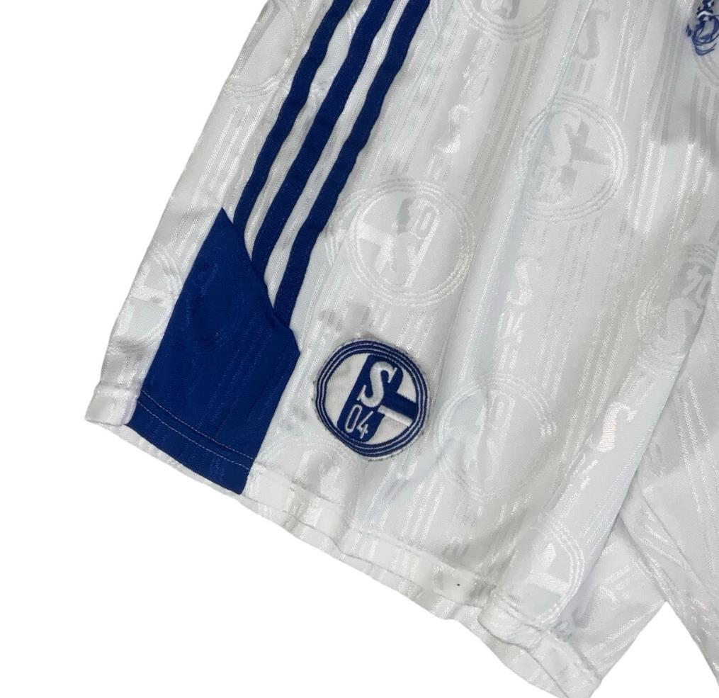 VTG 90S ADIDAS OFFICIAL SCHALKE 04 FC SPORTS AWAY SHORTS
