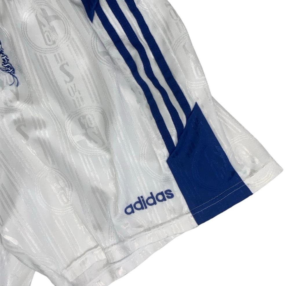 VTG 90S ADIDAS OFFICIAL SCHALKE 04 FC SPORTS AWAY SHORTS