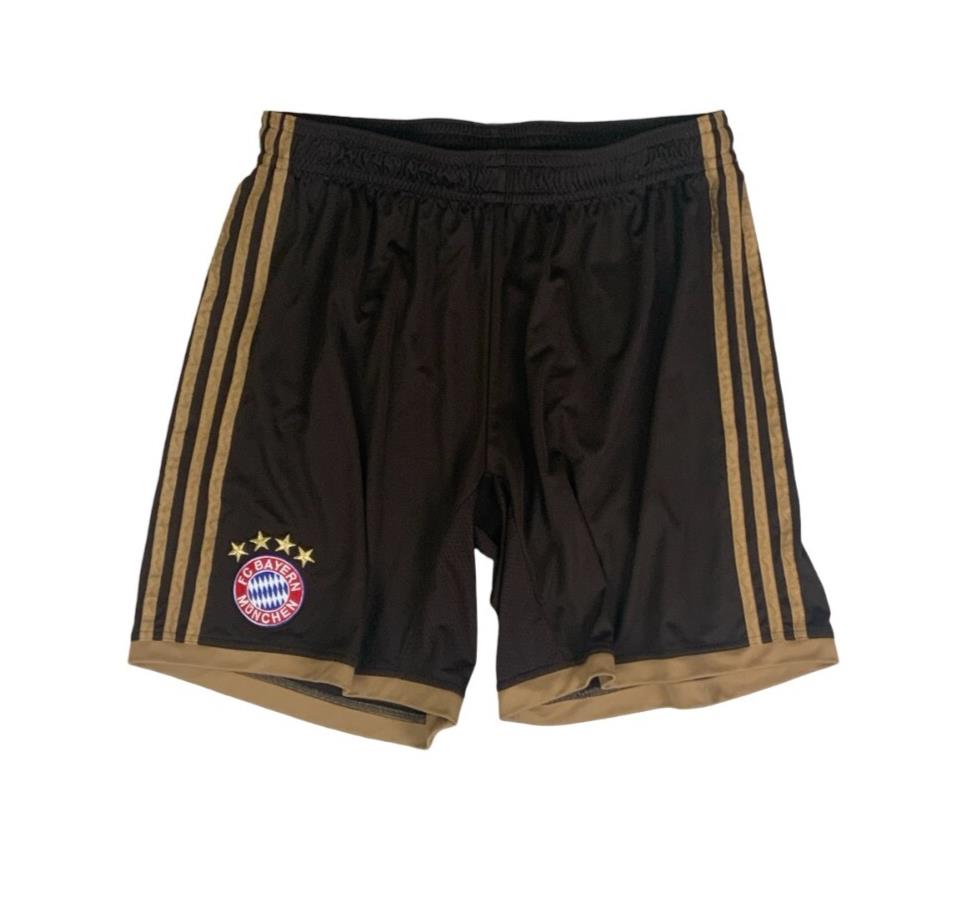 VTG Y2K ADIDAS BROWN BAYERN MUNCHEN 2013/14 FC AWAY SPORTS SHORTS MEDIUM