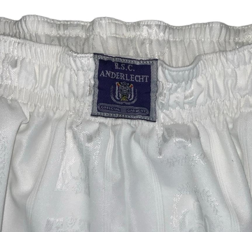 VTG 90S ADIDAS FOOTBALL RSC ALBERLECHT HOME SPORTS SHORTS XS