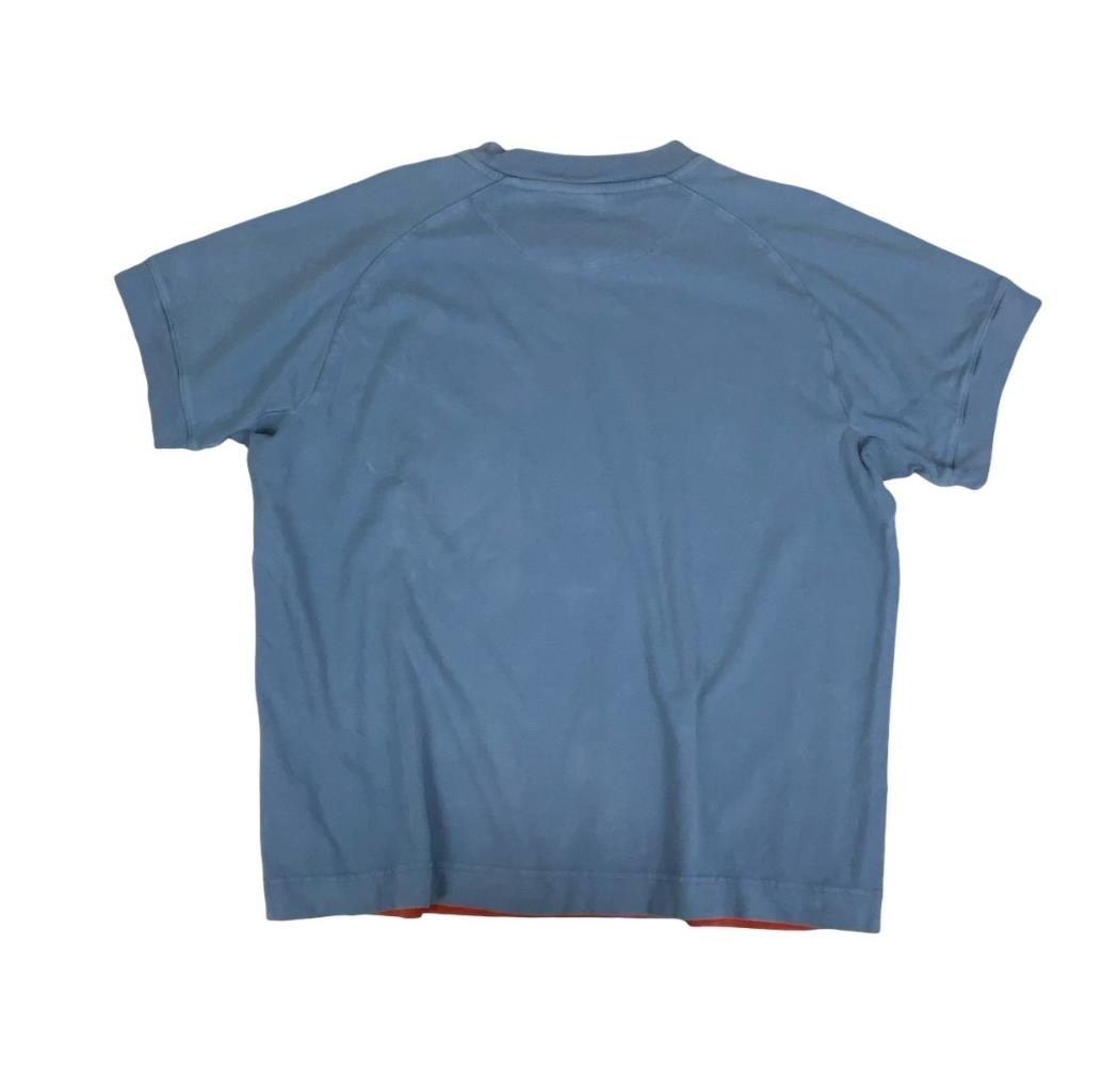 VTG 90s 00s NIKE ORANGE BLUE SPORTS TEE LARGE