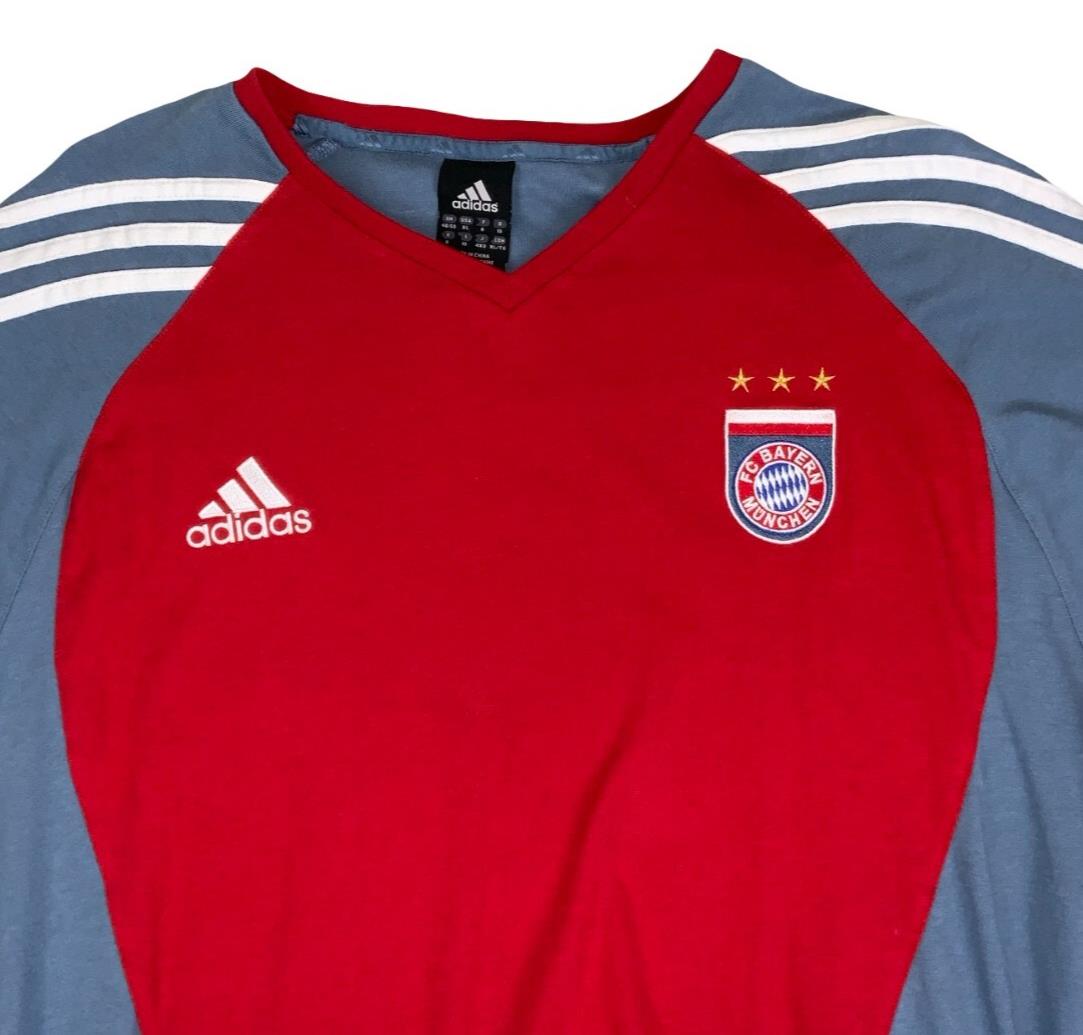 VTG ADIDAS 2005 2006 FC BAYERN MUNCHEN GERMANY TRAINING FOOTBALL TEE XL