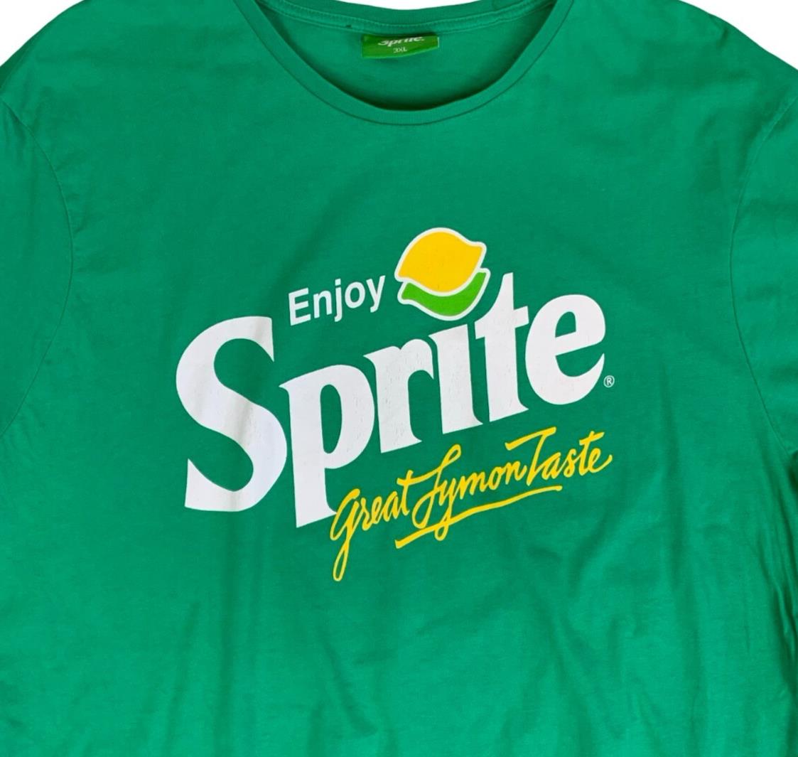SPRITE GREEN LOGO GRAPHIC TEE MEDIUM LARGE