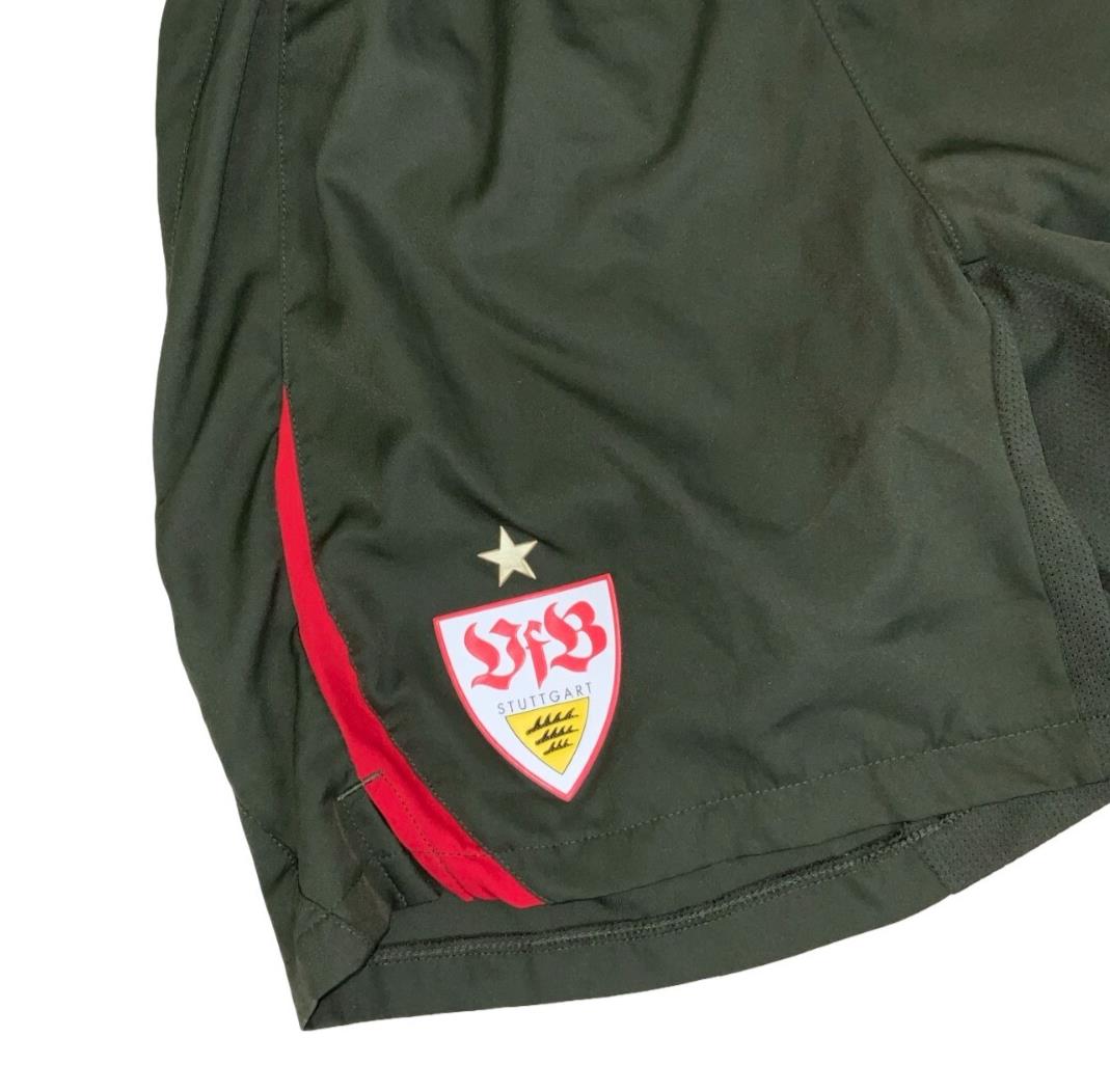 VTG VfB STUTTGART PUMA GREEN RED TRAINING FOOTBALL SHORTS XS