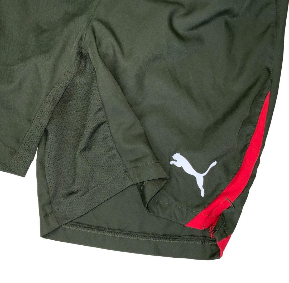 VTG VfB STUTTGART PUMA GREEN RED TRAINING FOOTBALL SHORTS XS