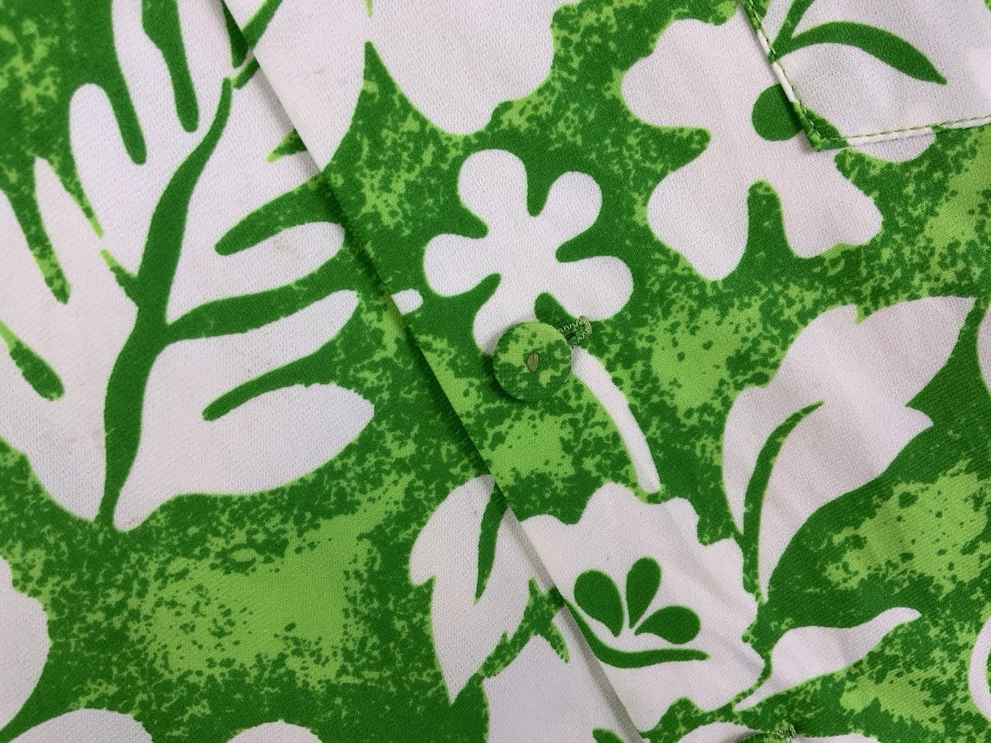 VTG 70s MARGOLIS MADE IN HAWAII HAWAIIAN ALOHA SHIRT TIKI ROCKABILLY SURF L 44”