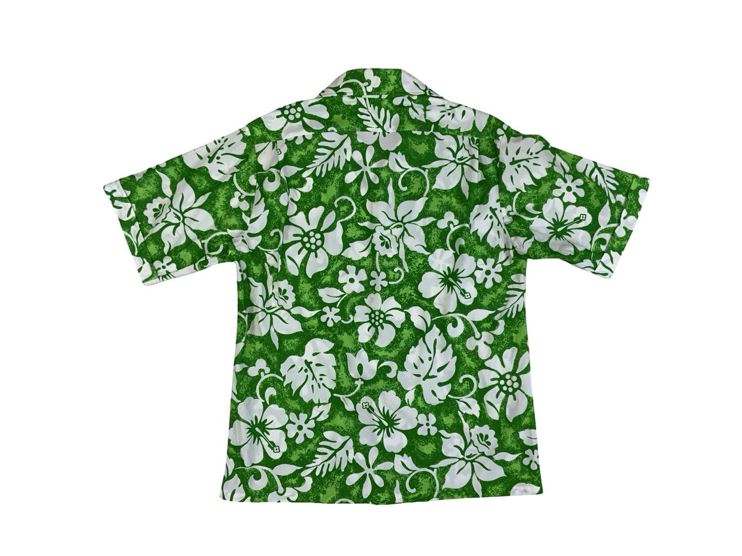 VTG 70s MARGOLIS MADE IN HAWAII HAWAIIAN ALOHA SHIRT TIKI ROCKABILLY SURF L 44”