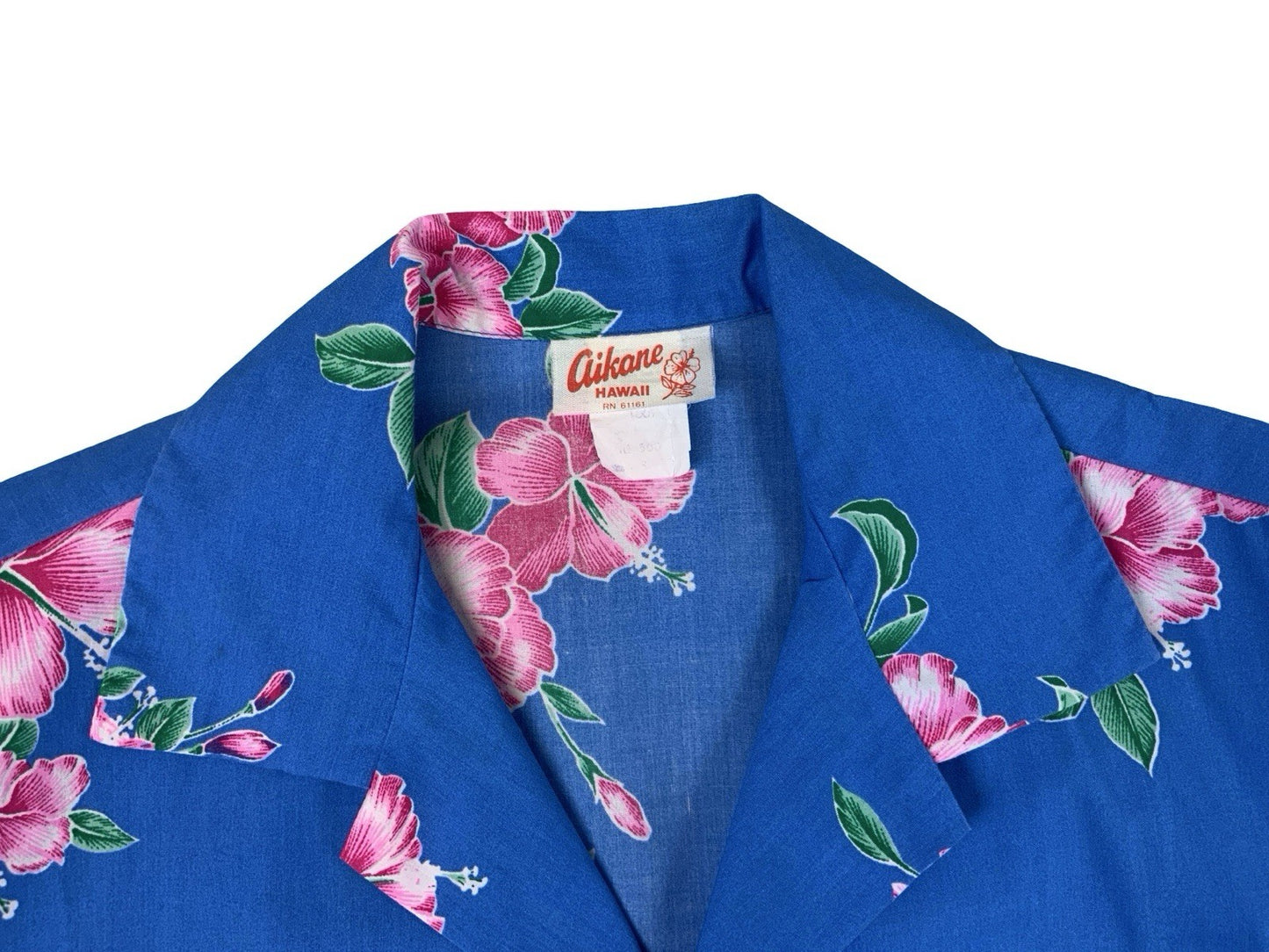 VTG 70s AIKANE MADE IN HAWAII HAWAIIAN ALOHA SHIRT TIKI ROCKABILLY SURF S 36”
