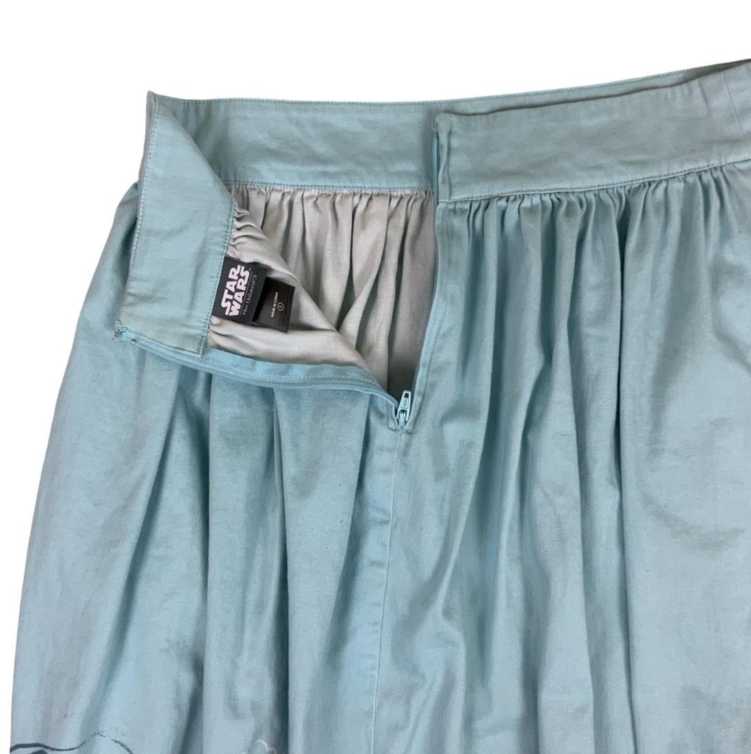 HER UNIVERSE STAR WARS NABOO LANDSCAPE WOVEN RETRO MIDI SKIRT X-SMALL 4 6