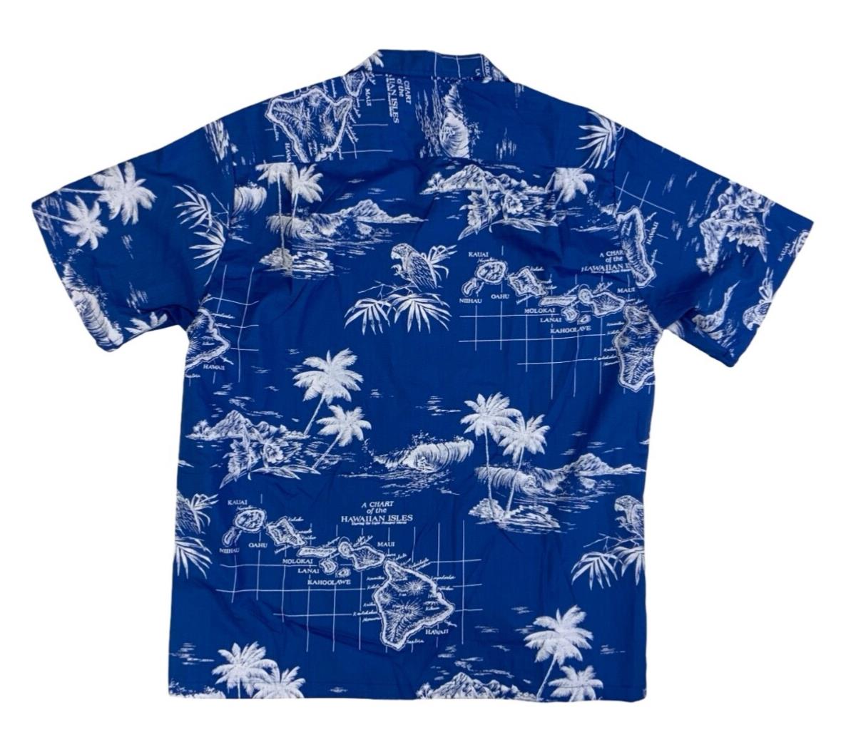 VTG JADE FASHIONS HAWAIIAN MADE ALOHA SHIRT COTTON TIKI ROCKABILLY L 42”
