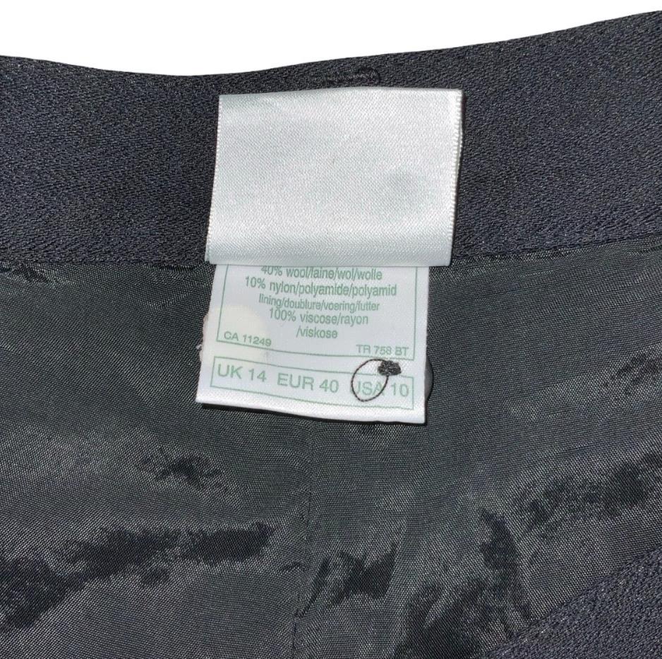 VTG 90s 'LAURA ASHLEY' BLACK HIGH-WAIST HOLIDAY BEACH CHINO SHORTS SMALL 6