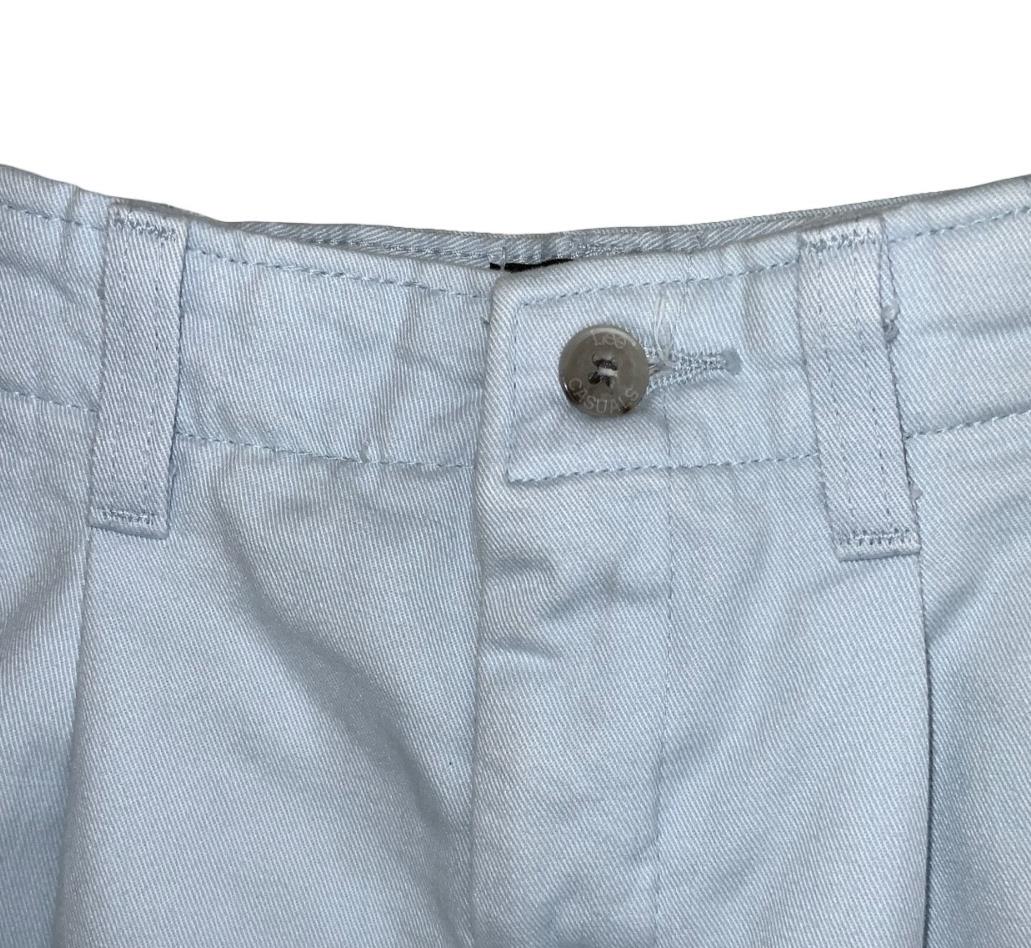VTG 90s 'LEE CASUALS' BLUE WRINKLE FREE DENIM HIGH-WAIST BOYFRIEND SHORTS XS 4 6