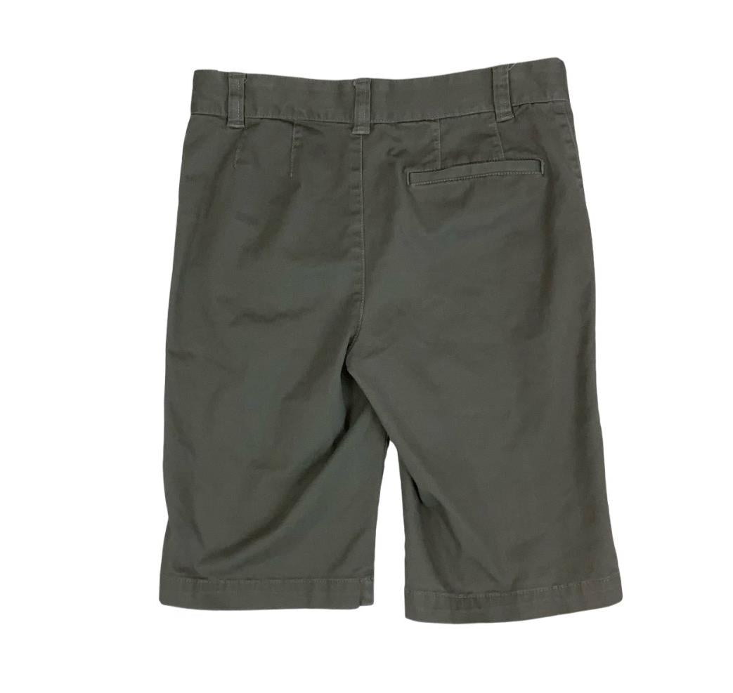 VTG 90s 'TOMMY HILFIGER' KHAKI GREEN MIDI CHINO SUMMER HIKING BEACH SHORTS S 8