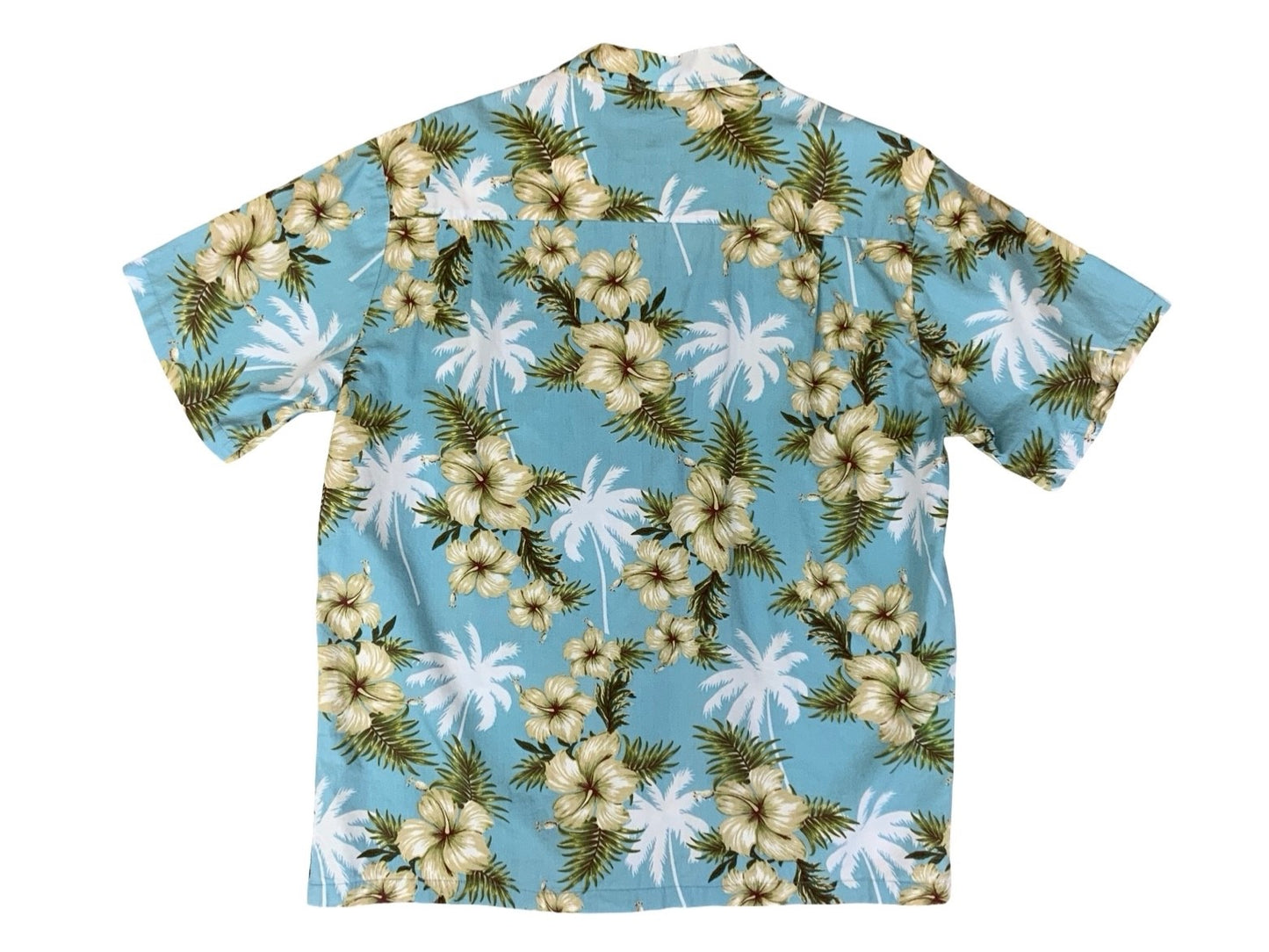 VTG ALI’S FASHIONS HAWAIIAN MADE ALOHA SHIRT COTTON TIKI ROCKABILLY LARGE