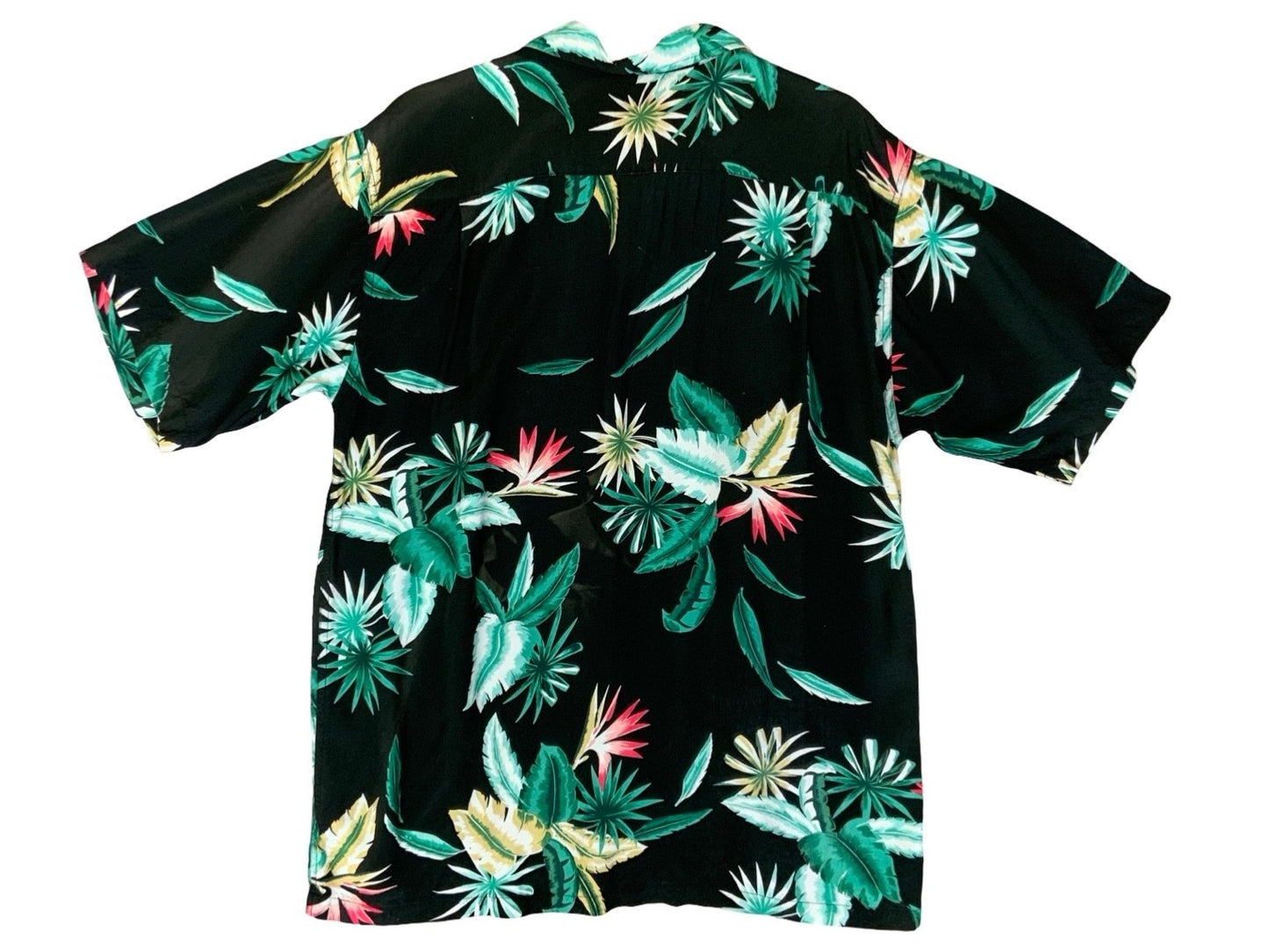 VTG GLOVE HOUSE HAWAIIAN MADE ALOHA SHIRT COTTON TIKI ROCKABILLY HAWAII LARGE