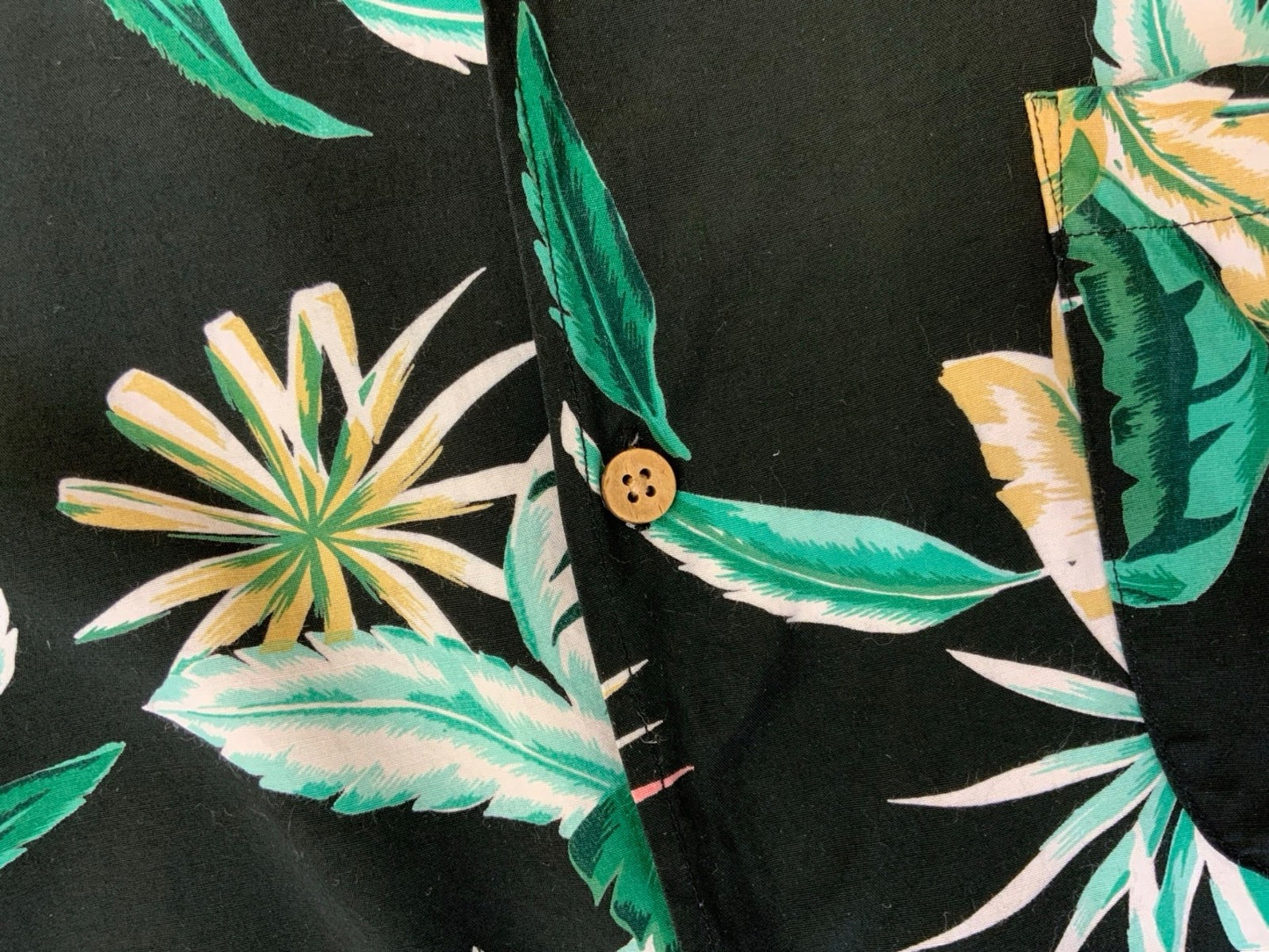 VTG GLOVE HOUSE HAWAIIAN MADE ALOHA SHIRT COTTON TIKI ROCKABILLY HAWAII LARGE
