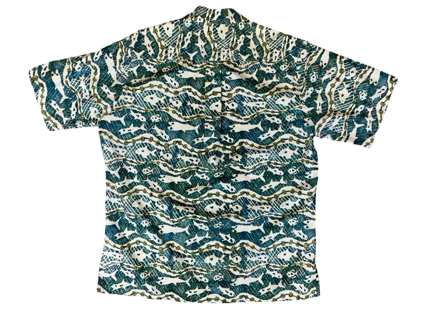 VTG KAHALA HAWAIIAN MADE ALOHA SHIRT COTTON TIKI ROCKABILLY HAWAII LARGE