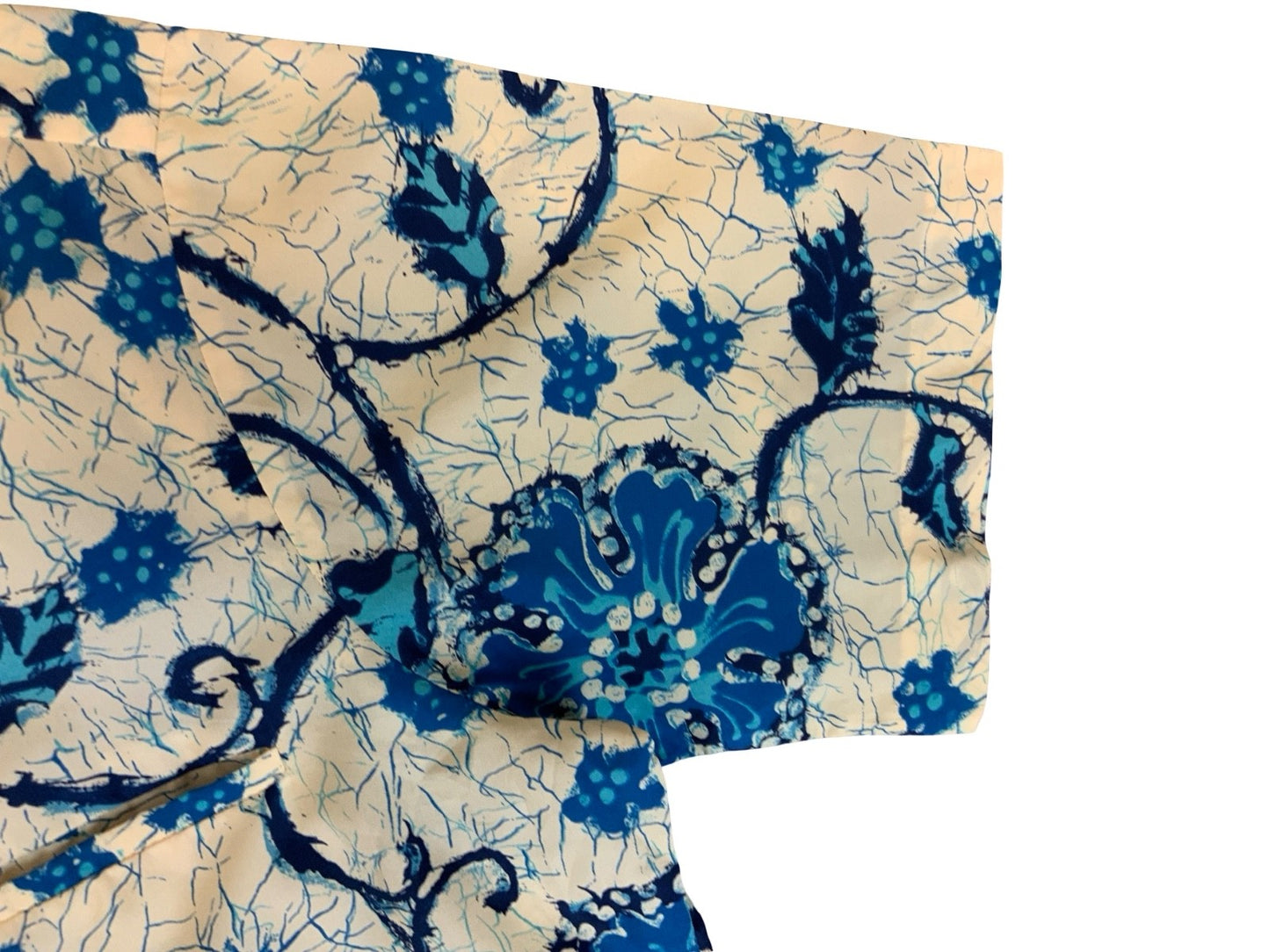 VTG 70s ANDRADE HONOLULU HAWAIIAN MADE ALOHA SHIRT POLY TIKI ROCKABILLY LARGE
