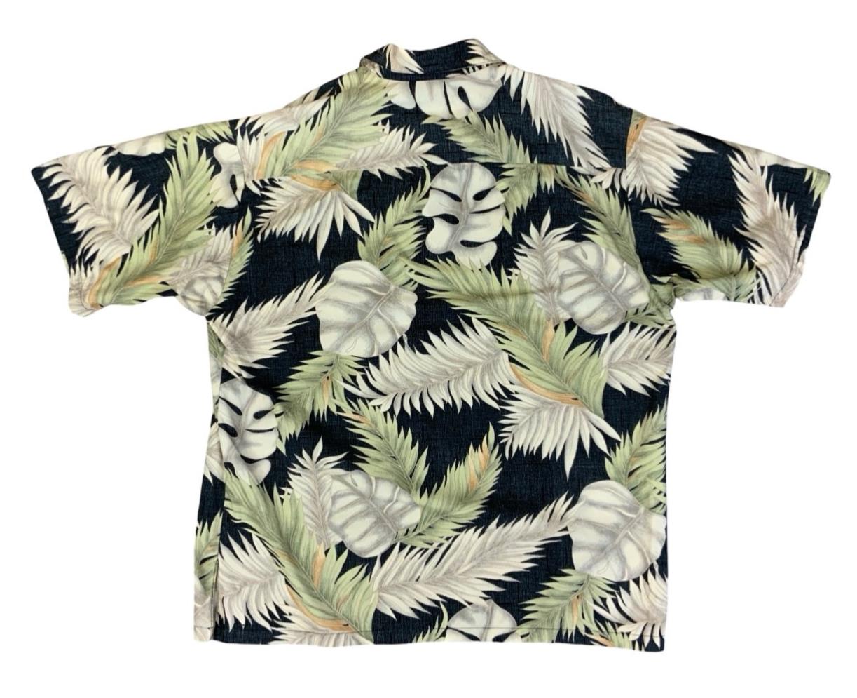 VTG TORI RICHARD HAWAIIAN MADE ALOHA SHIRT COTTON TIKI ROCKABILLY LARGE