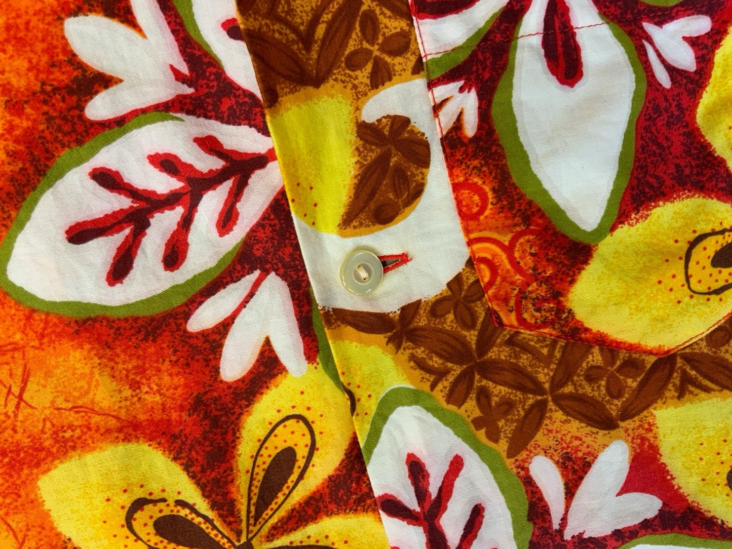 VTG 60s 70s HAWAIIAN MADE ALOHA SHIRT COTTON TIKI ROCKABILLY HAWAII SURFER SMALL