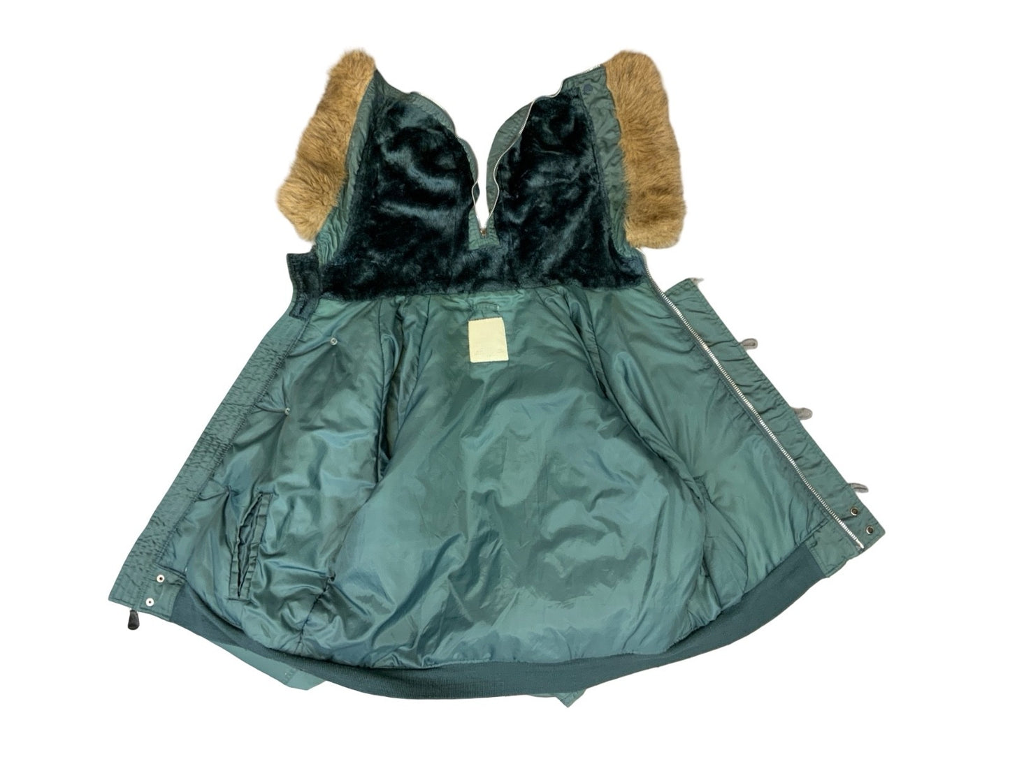 VTG MIL-TEC N-2B MANS FHEAVY FLYING JACKET SPLIT HOOD USAF USA N2B MILTEC LARGE