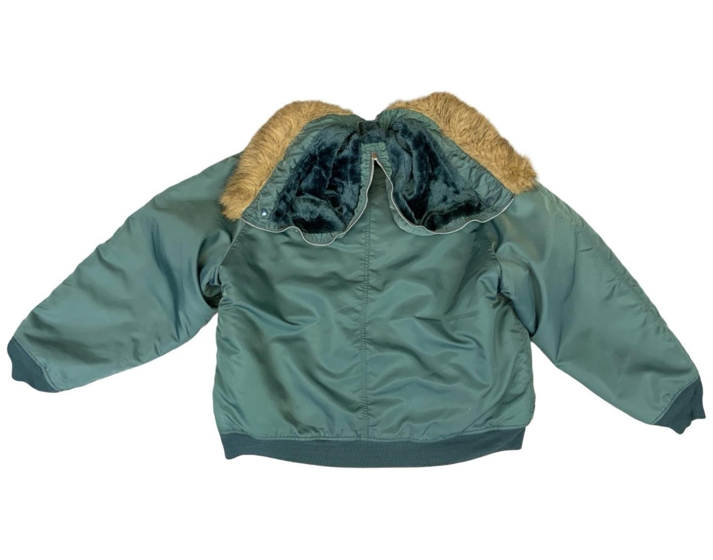 VTG MIL-TEC N-2B MANS FHEAVY FLYING JACKET SPLIT HOOD USAF USA N2B MILTEC LARGE