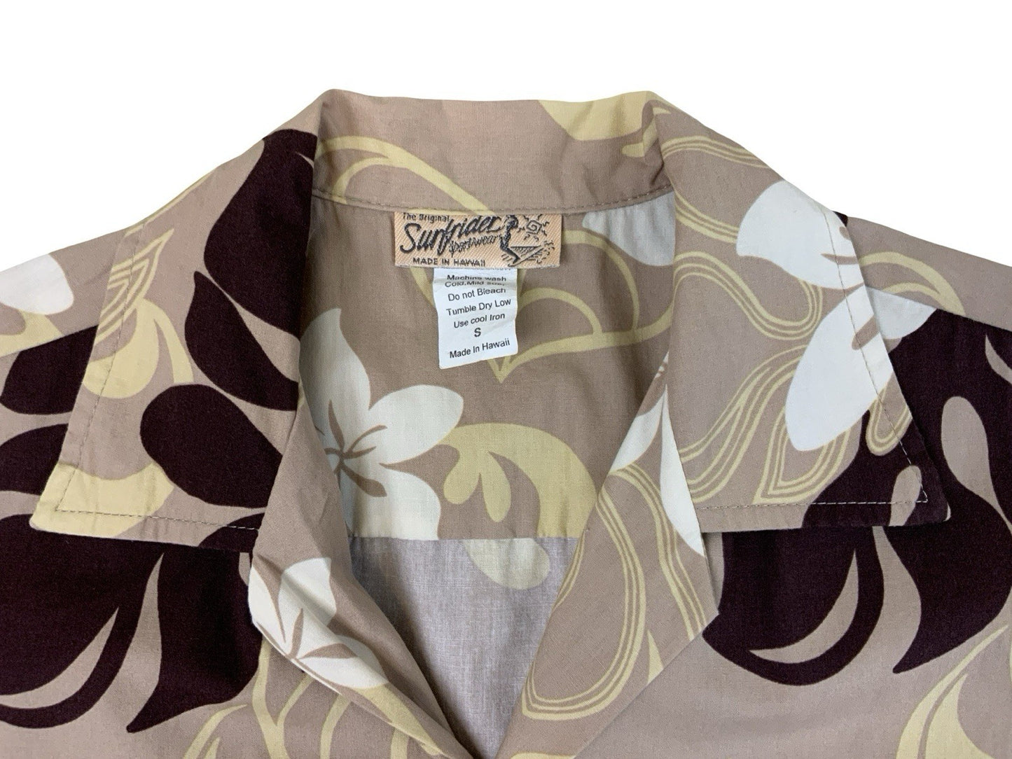 VTG SURFRIDER HAWAIIAN MADE ALOHA SHIRT TIKI ROCKABILLY SURF SMALL