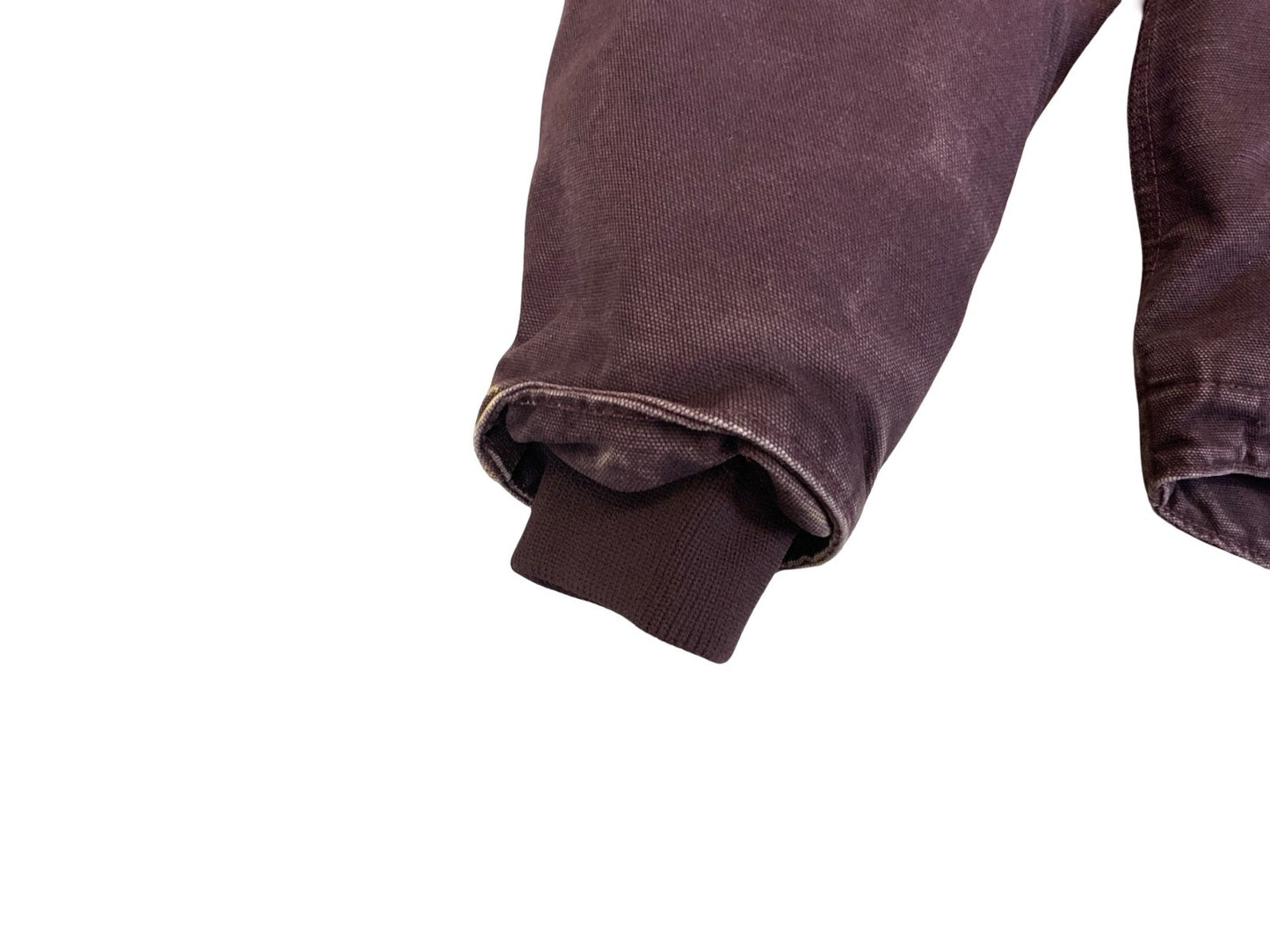 VTG LADIES CARHARTT HEAVY DUCK CANVAS SHERPA LINED WORKWEAR JACKET PURPLE XL