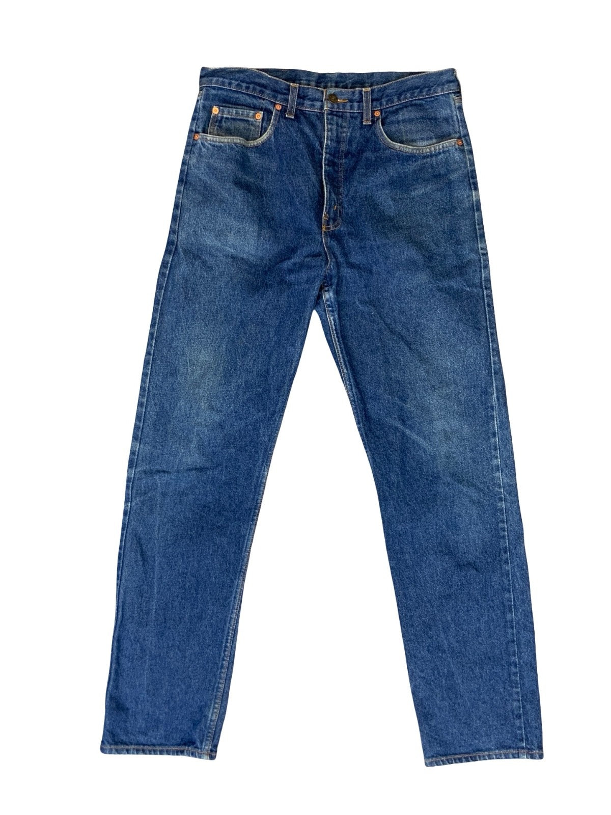 VTG EARLY 80s LEVIS 615 MENS ORANGE TAB HEAVYWEIGHT DENIM JEANS 34” W 34” L