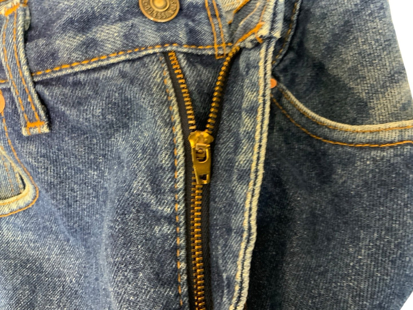 VTG EARLY 80s LEVIS 615 MENS ORANGE TAB HEAVYWEIGHT DENIM JEANS 34” W 34” L