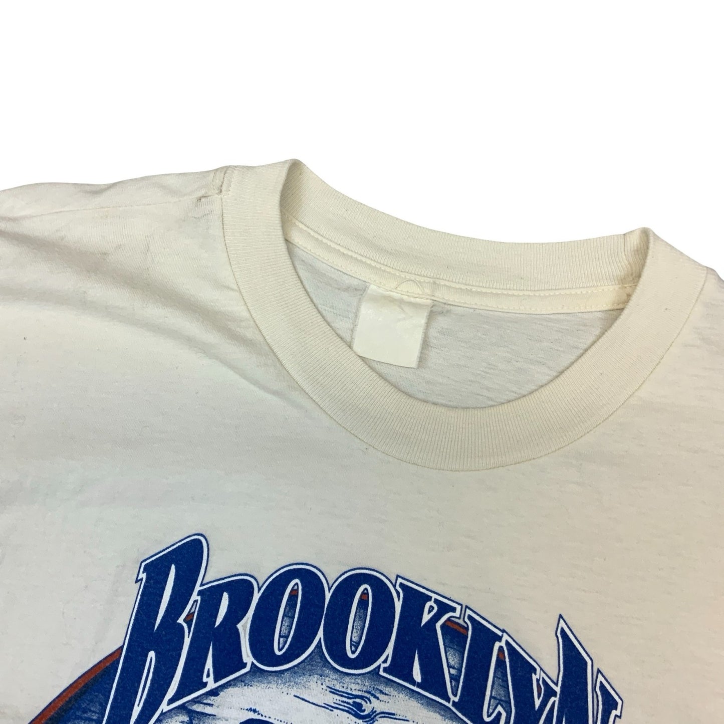 VTG 90S STARTER BROOKLYN DODGERS MLB WHITE GRAPHIC T SHIRT EXTRA LARGE XL