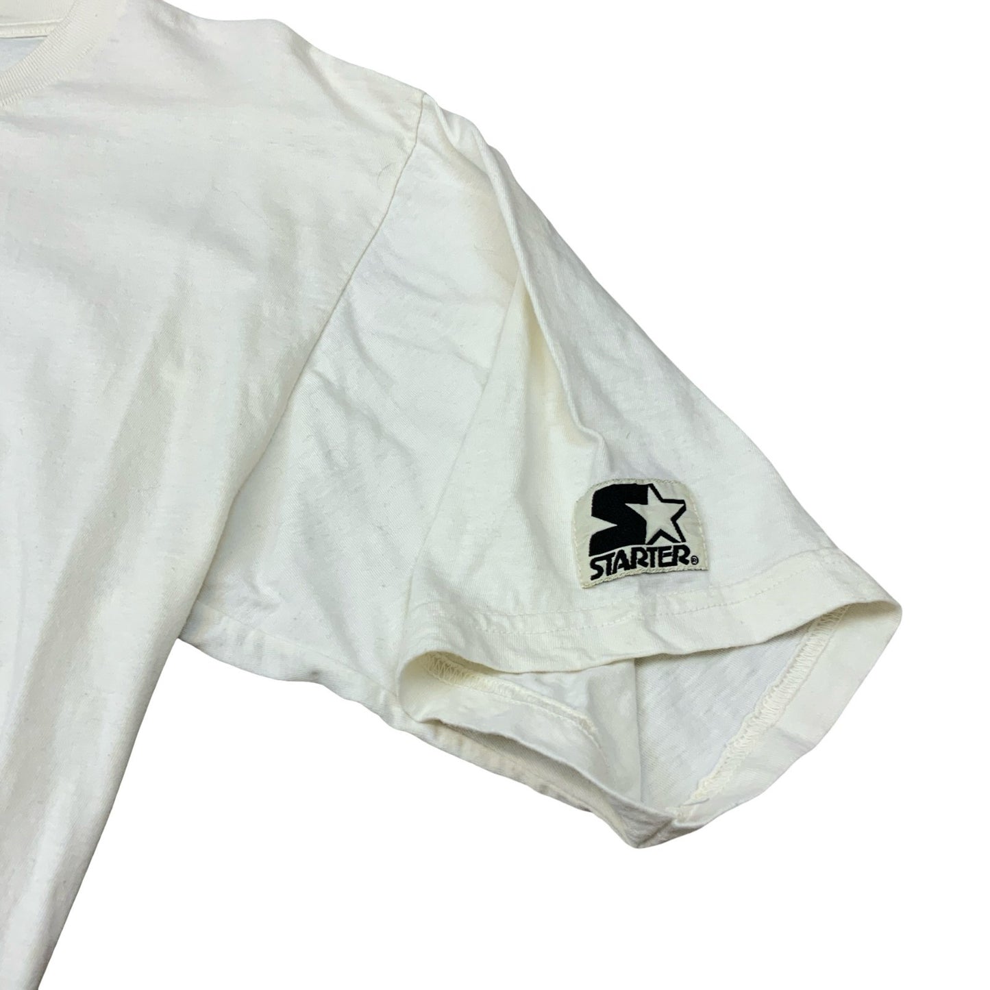 VTG 90S STARTER BROOKLYN DODGERS MLB WHITE GRAPHIC T SHIRT EXTRA LARGE XL