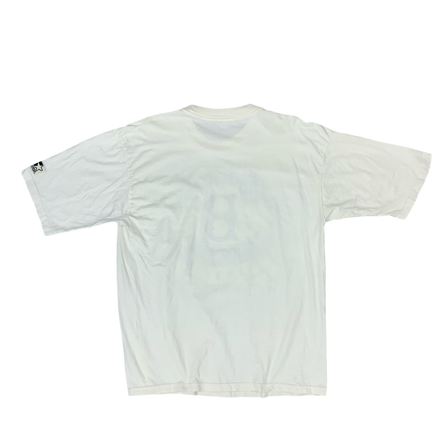 VTG 90S STARTER BROOKLYN DODGERS MLB WHITE GRAPHIC T SHIRT EXTRA LARGE XL