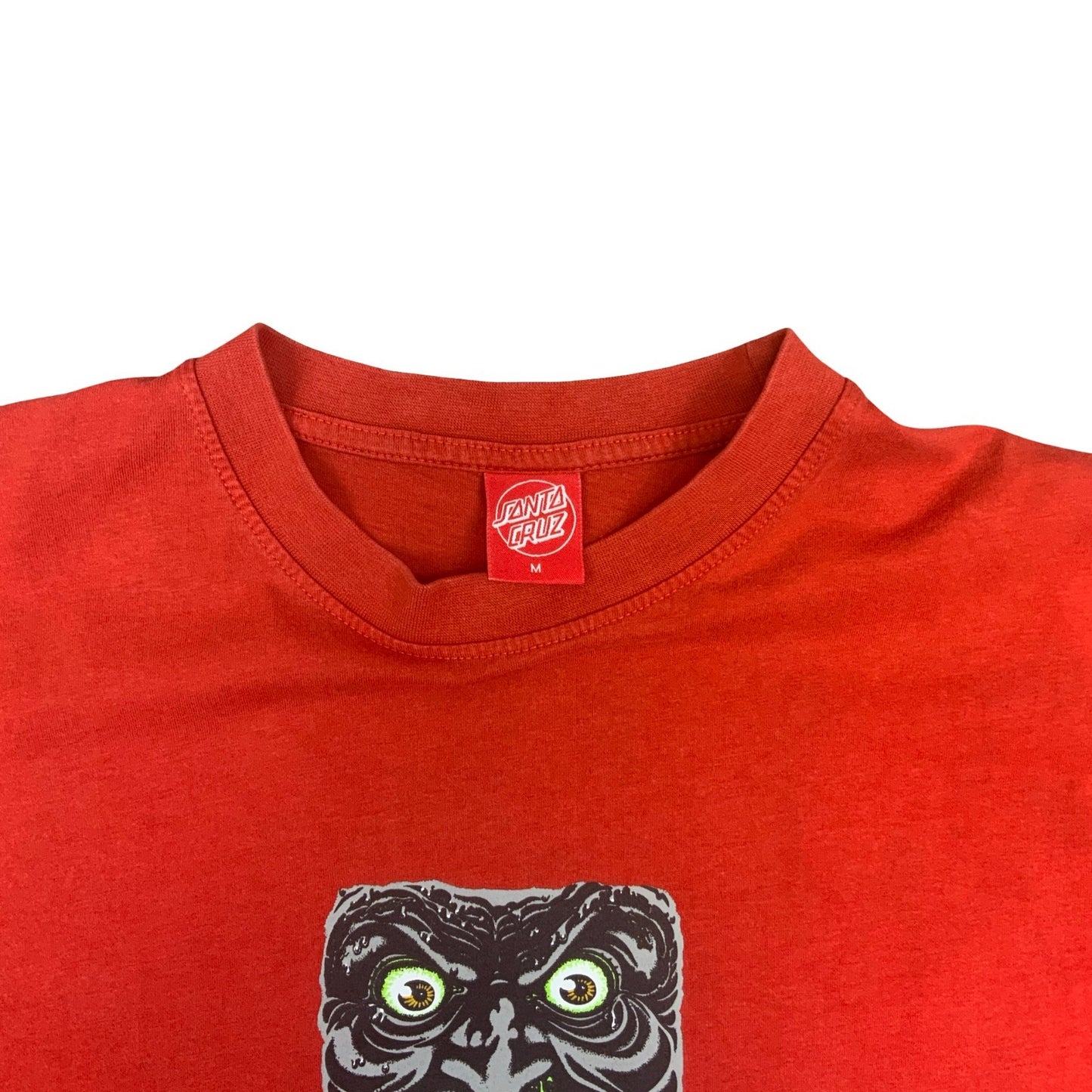 SANTA CRUZ SKATEBOARDS SKATING SURFING HAWAII TIKI RED GRAPHIC TEE MEDIUM
