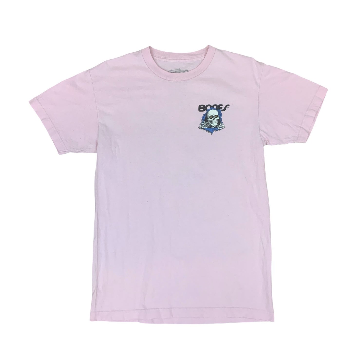 2014 POWELL PERALTA SKATEBOARDING BONES BRIGADE DOUBLE SIDED GRAPHIC TEE MED