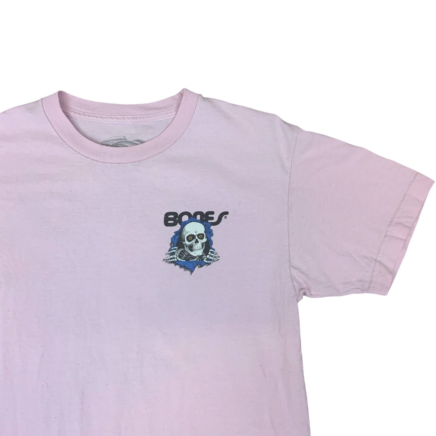 2014 POWELL PERALTA SKATEBOARDING BONES BRIGADE DOUBLE SIDED GRAPHIC TEE MED