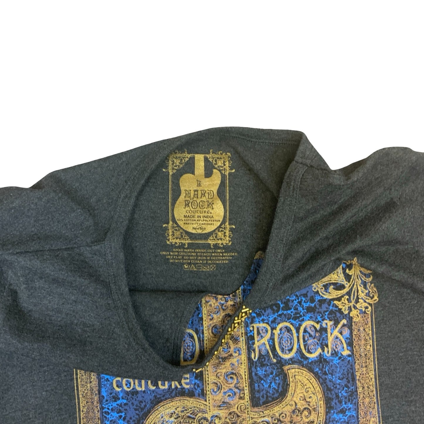 Y2K HARD ROCK CAFE COUTURE VIENNA AUSTRIA GREY GRAPHIC LADIES TEE UK 12