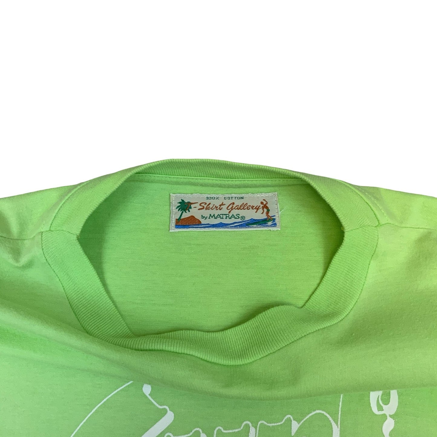 VTG 90S SHIRT GALLERY GREEN SURF HAWAII GRAPHIC TEE VESPA SCOOTER XL