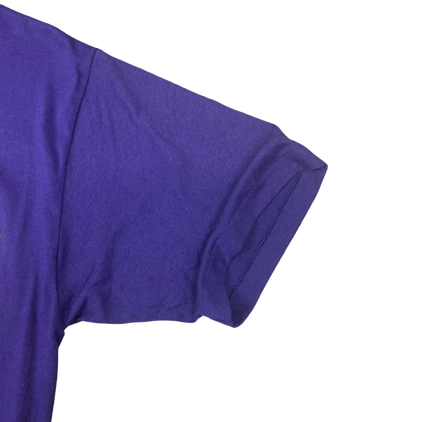 VTG 1991 JERZEES NEW YORK CITY USA PURPLE SINGLE STITCH GRAPHIC TEE LARGE