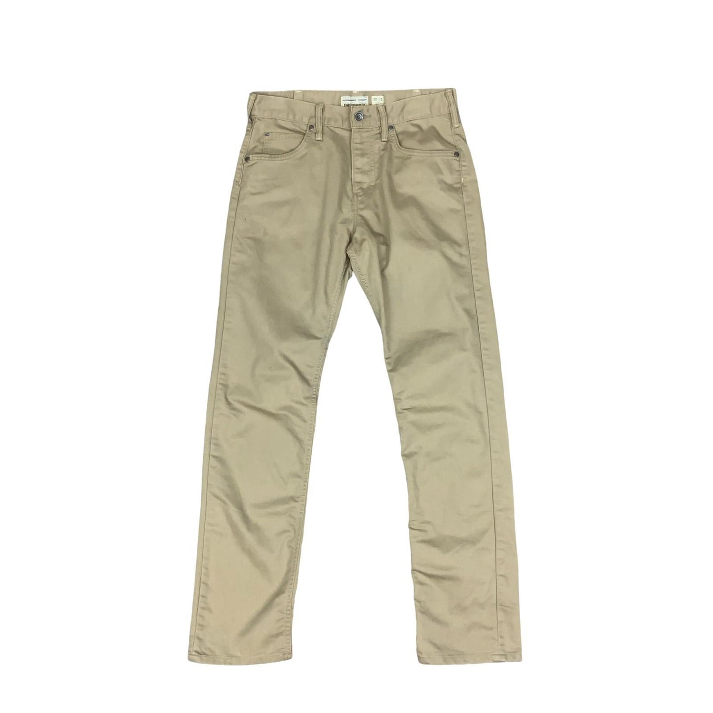 VTG 'PATAGONIA' LIGHT BEIGE STRAIGHT WORK-WEAR ORGANIC RECYCLED CHINOS W29 L30