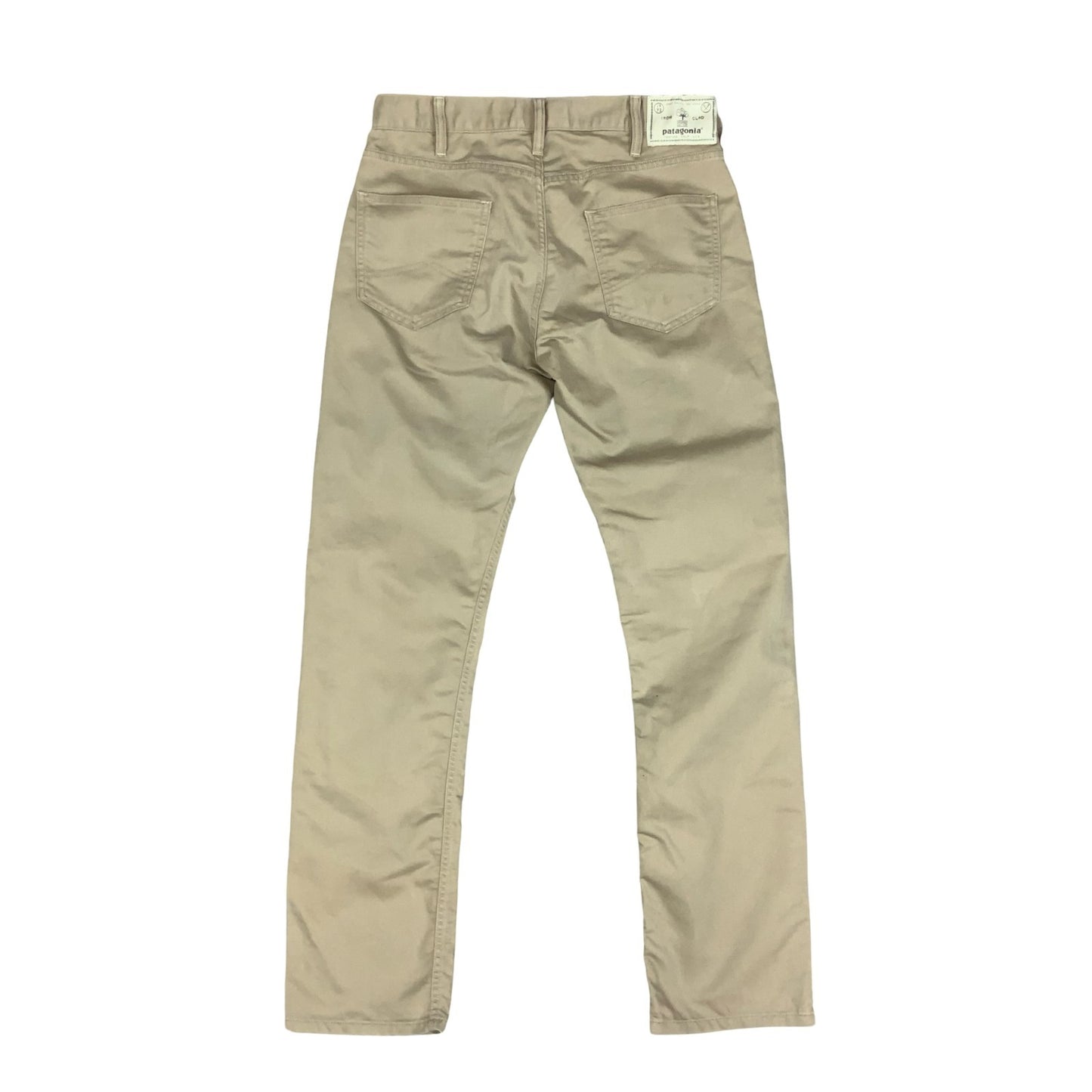 VTG 'PATAGONIA' LIGHT BEIGE STRAIGHT WORK-WEAR ORGANIC RECYCLED CHINOS W29 L30